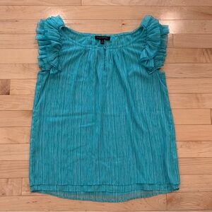 Banana Republic women’s size XS blue stripe sleeveless tank top blouse shirt